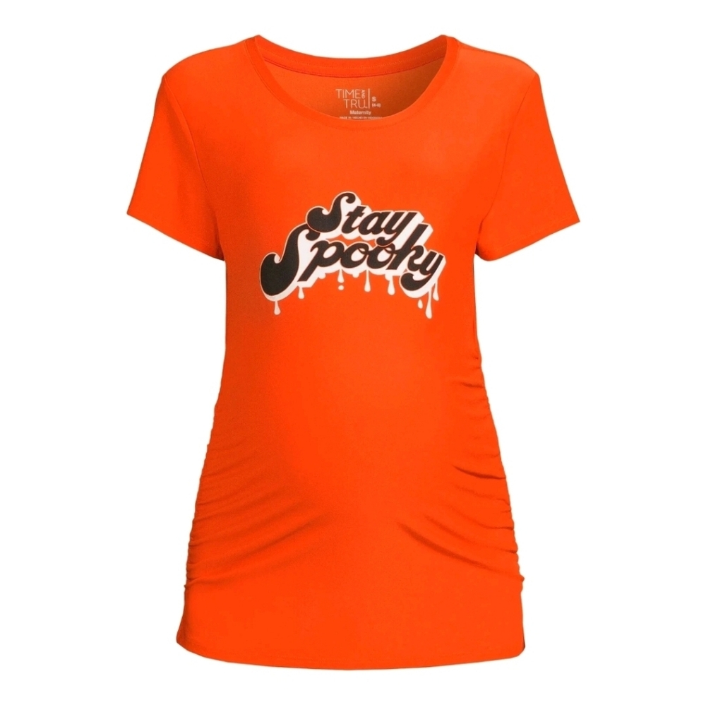 Stay Spooky' Tee Time and Tru Bright Orange Tee Nwt
